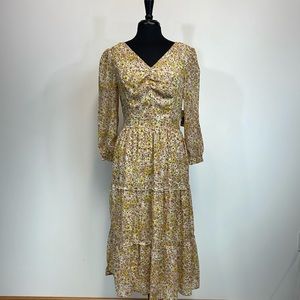 NWT Sincerely Jules Bohemian Floral Peasant Style Dress Size XL